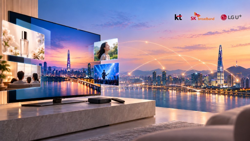 IPTV 방송광고 집행 화면